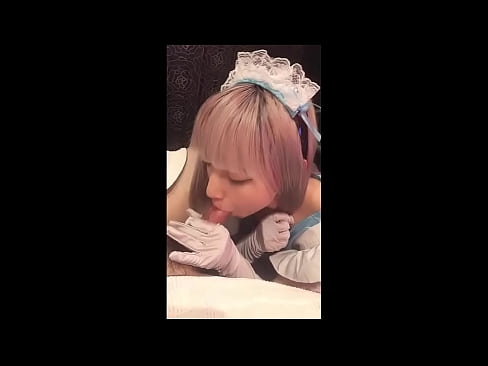❤️ 日本偶像 [mayuka]，法國女僕服裝，第 1 部分，口交和用乳液混蛋 ❤❌ 硬色情 在我們 ️❤